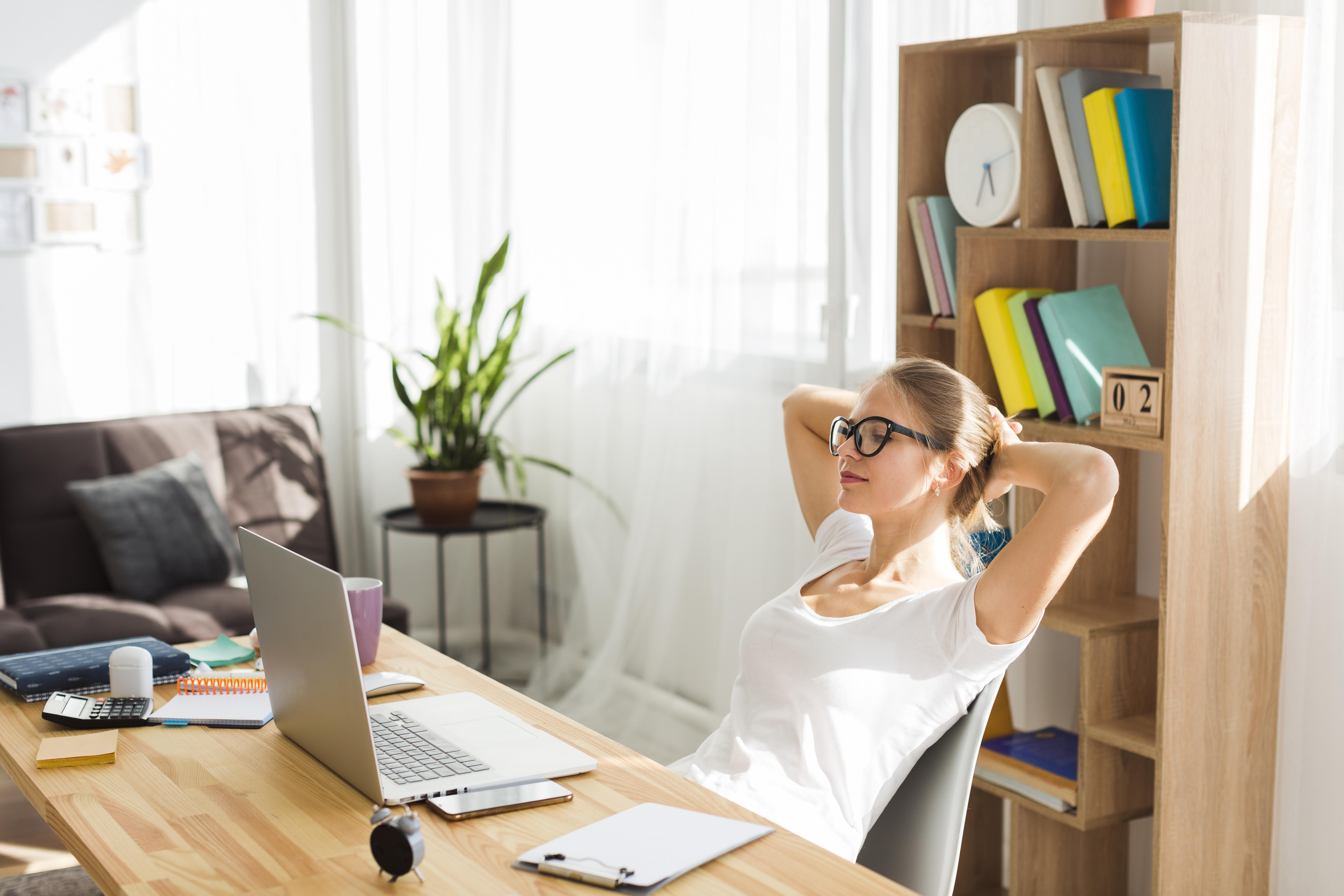 side-view-woman-desk-working-from-home